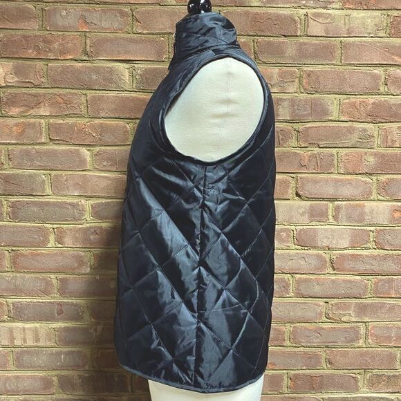 Mud Pie Black Quilted Lightweight Vest - Picture 5 of 8